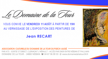 Vernissage Jean Recart