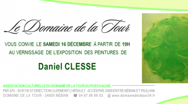 Vernissage de Daniel CLESSE