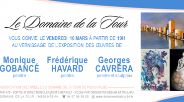 Vernissage le 16 mars