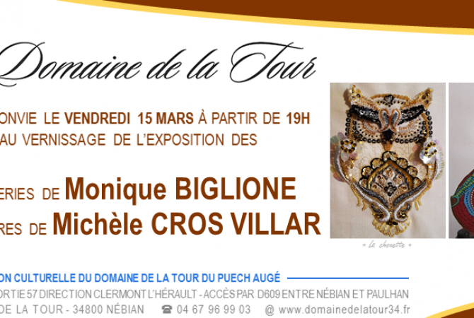 Vernissage le 15 mars 2019