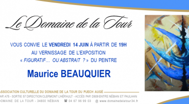 Vernissage le vendredi 14 juin à 19h00