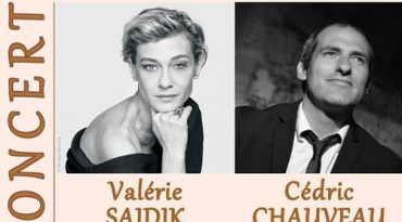 Vendredi 7 février 2020 à 20h45, concert avec Valérie SAJDIK au chant et Cédric CHAUVEAU au piano
