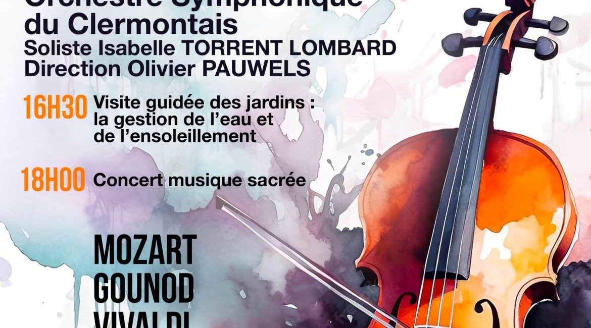 Journée Patrimoine et Musique avec le Groupe Vocal Vagabondages et l’Orchestre Symphonique du Clermontais