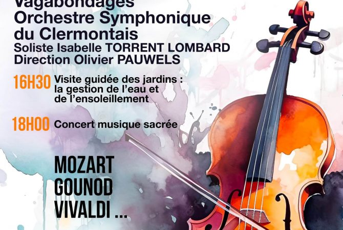 Journée Patrimoine et Musique avec le Groupe Vocal Vagabondages et l’Orchestre Symphonique du Clermontais
